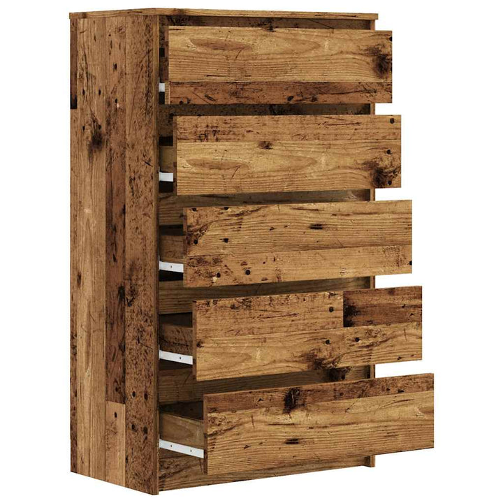 Commode 60X36X103 Cm Bois D'ingénierie
