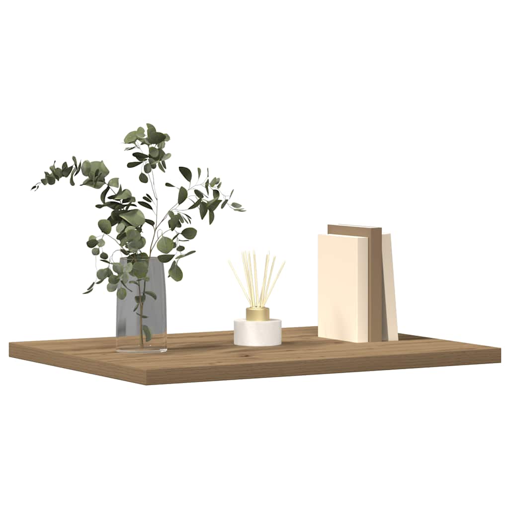 Panneau De Bibliothèque 4 Pcs 40X30X1,5 Cm Chêne Artisanal