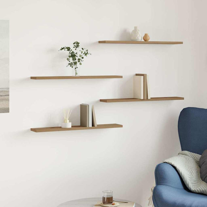 Panneau De Bibliothèque 4 Pcs 40X30X1,5 Cm Chêne Artisanal