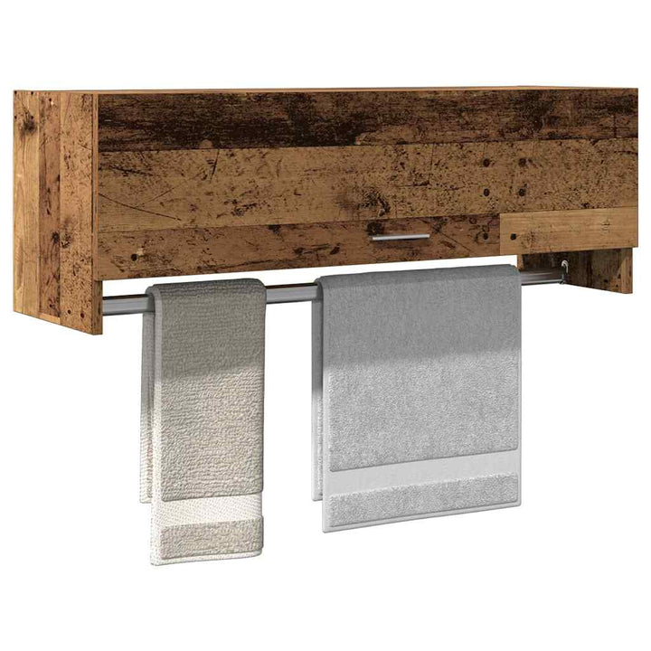 Garde-Robe 70X32,5X35 Cm Bois D'ingénierie Vieux Bois