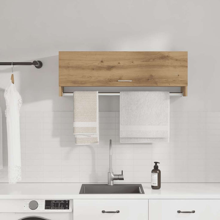 Garde-Robe 100X32,5X35 Cm Bois D'ingénierie Chêne Artisanal