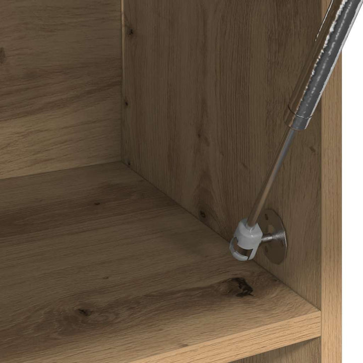 Garde-Robe 100X32,5X35 Cm Bois D'ingénierie Chêne Artisanal