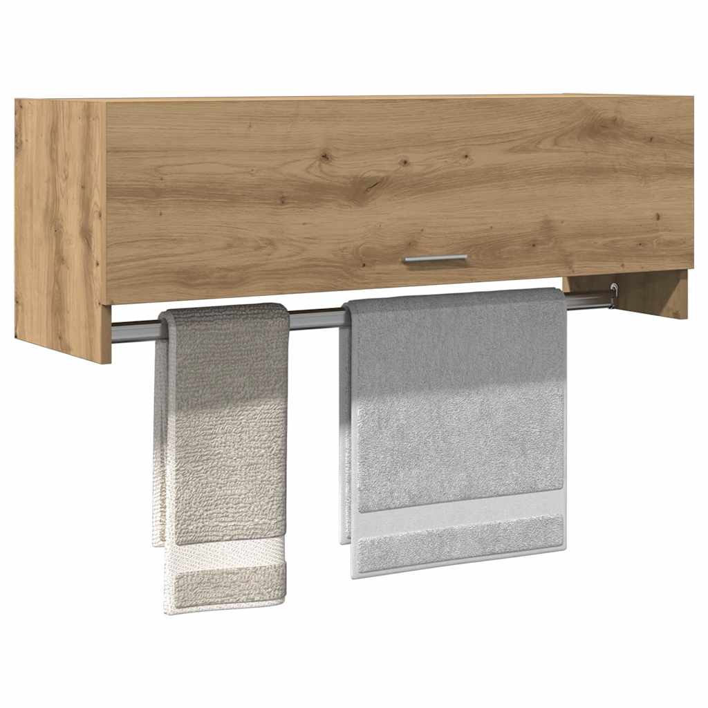 Garde-Robe 100X32,5X35 Cm Bois D'ingénierie Chêne Artisanal