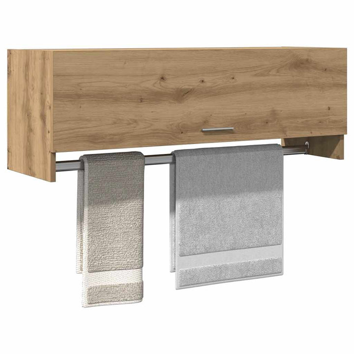 Garde-Robe 100X32,5X35 Cm Bois D'ingénierie Chêne Artisanal