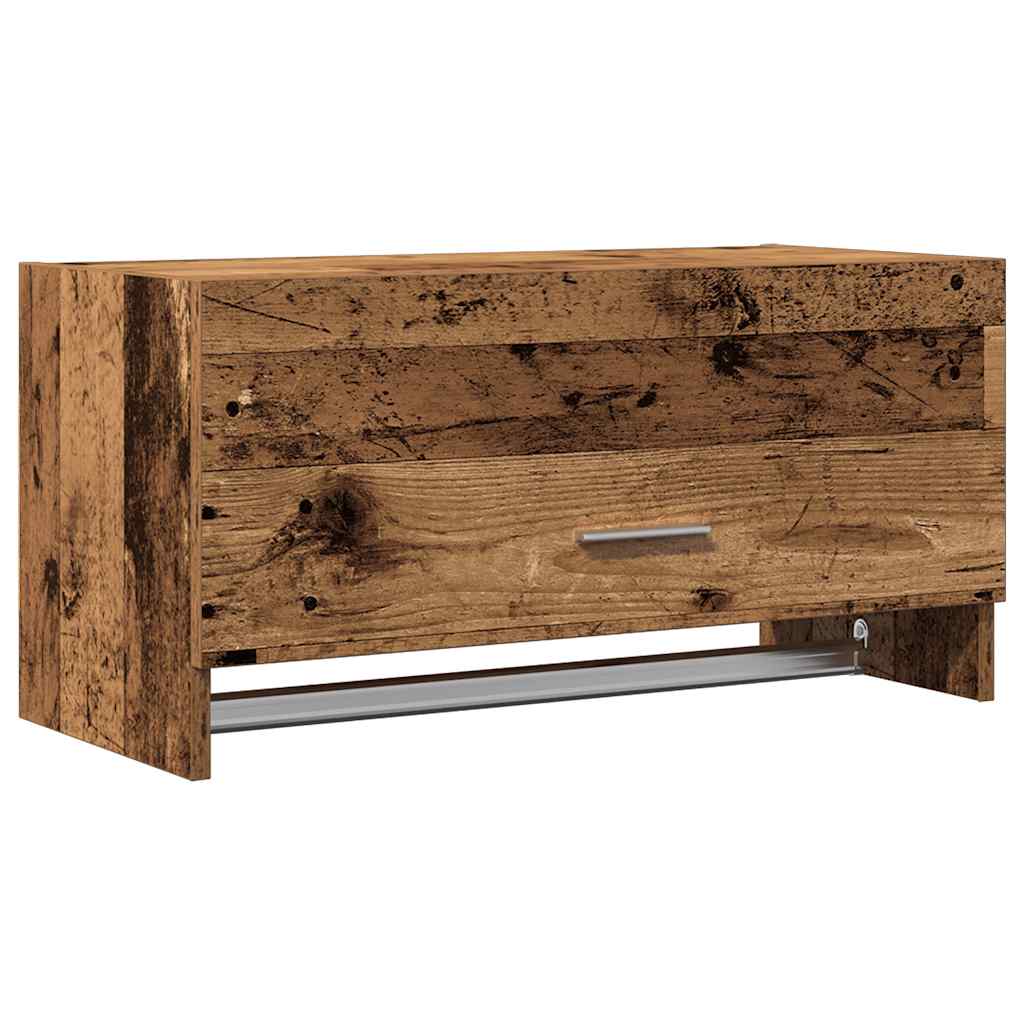Garde-Robe 70X32,5X35 Cm Bois D'ingénierie Vieux Bois