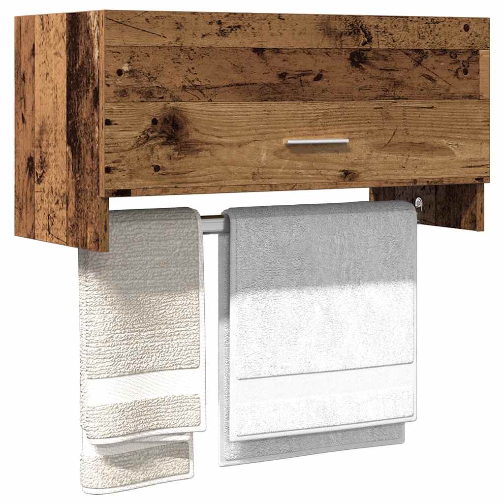 Garde-Robe 70X32,5X35 Cm Bois D'ingénierie Vieux Bois