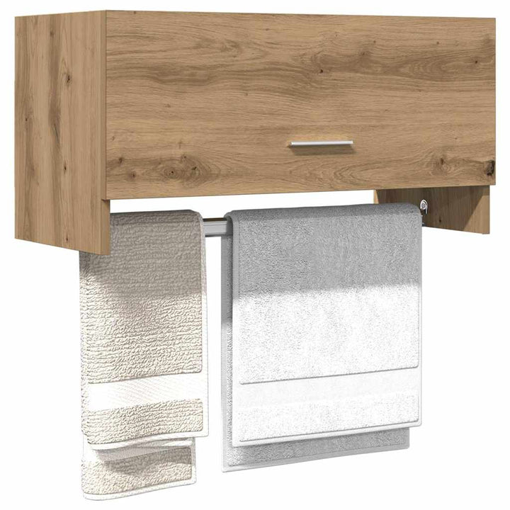Garde-Robe 100X32,5X35 Cm Bois D'ingénierie Chêne Artisanal