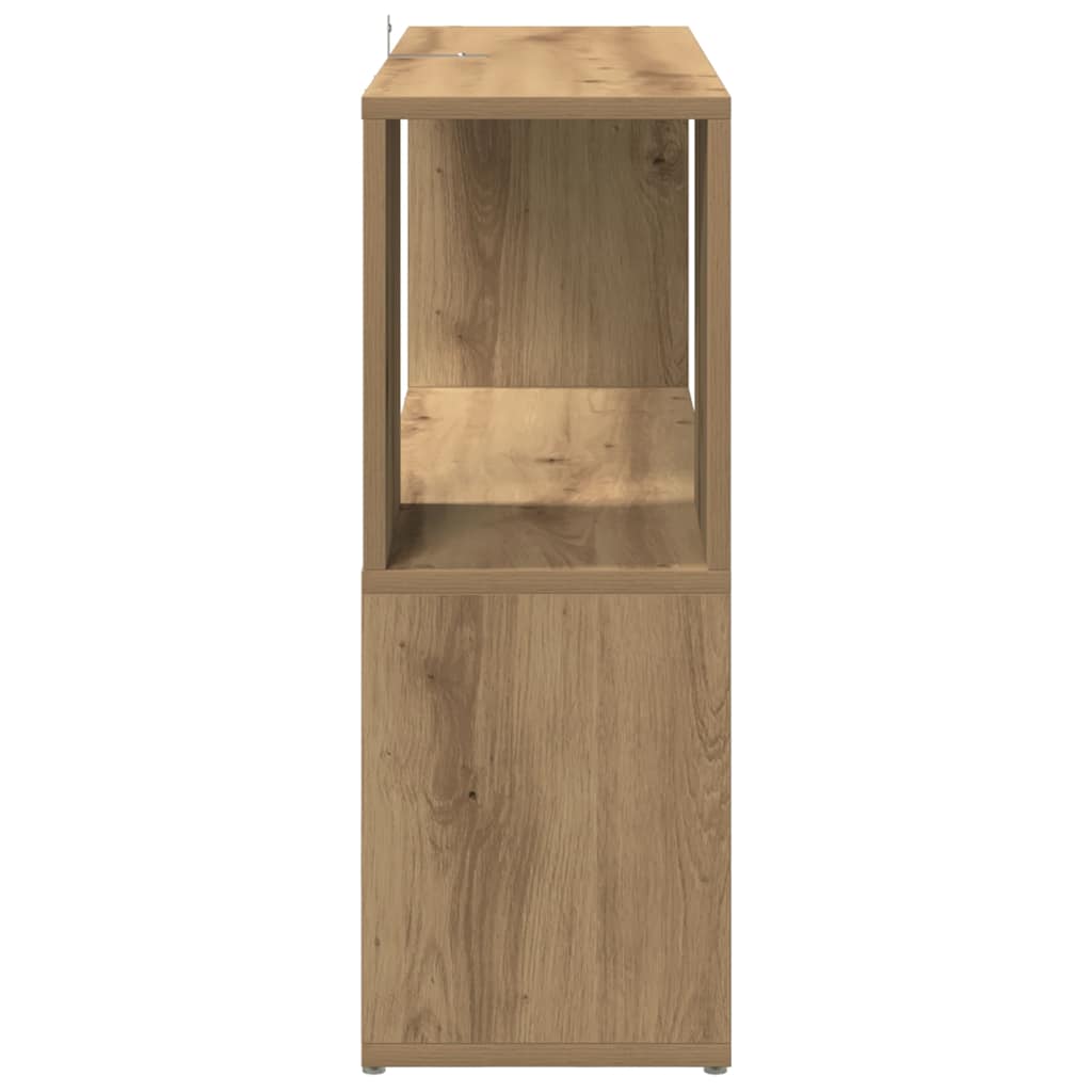 Bibliothèque/Séparateur De Pièce Chêne Artisanal