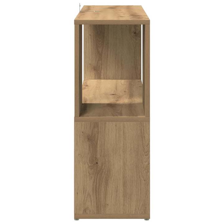 Bibliothèque/Séparateur De Pièce Chêne Artisanal