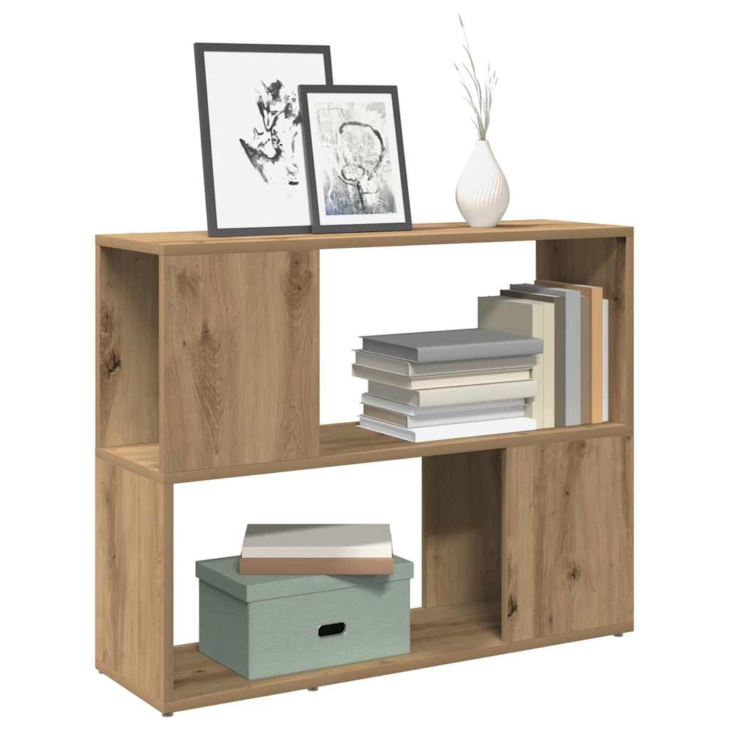 Bibliothèque/Séparateur De Pièce Chêne Artisanal