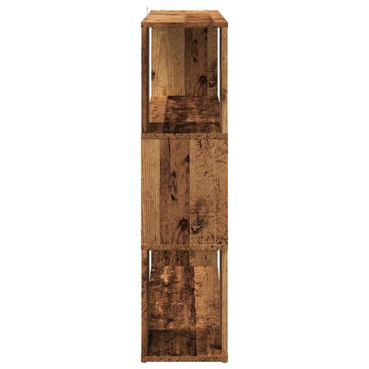 Bibliothèque/Séparateur De Pièce Vieux Bois