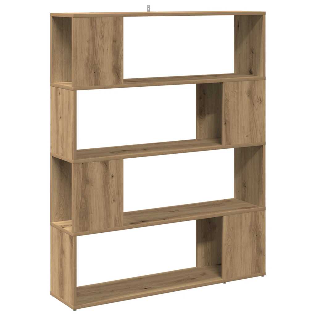 Bibliothèque/Séparateur De Pièce 100X24X124,5Cm Chêne Artisanal