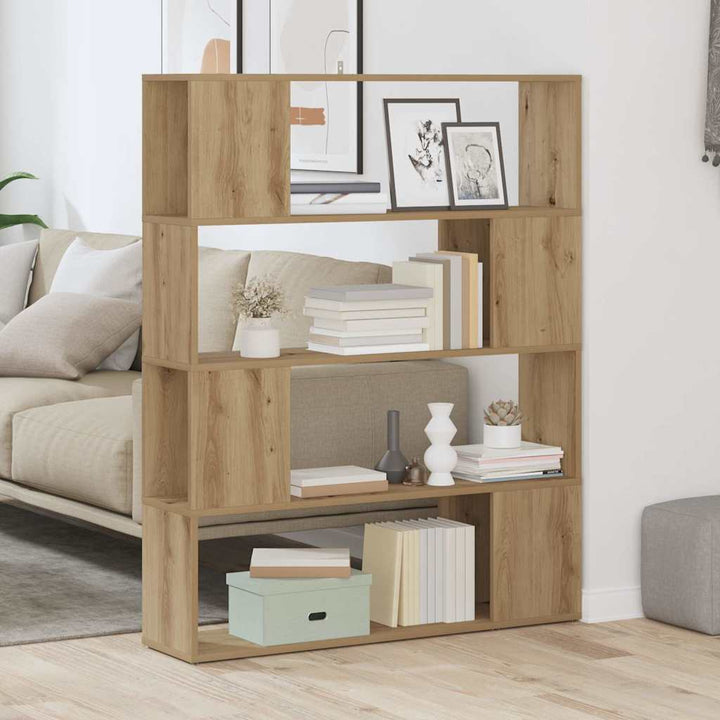 Bibliothèque/Séparateur De Pièce 100X24X124,5Cm Chêne Artisanal