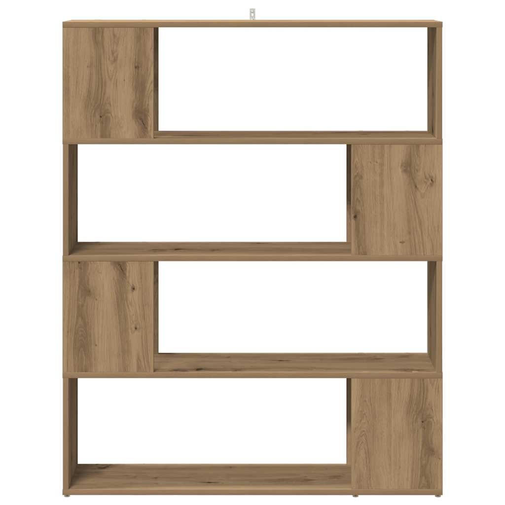 Bibliothèque/Séparateur De Pièce 100X24X124,5Cm Chêne Artisanal