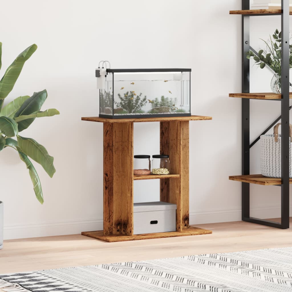 Support Pour Aquarium Bois D'ingénierie