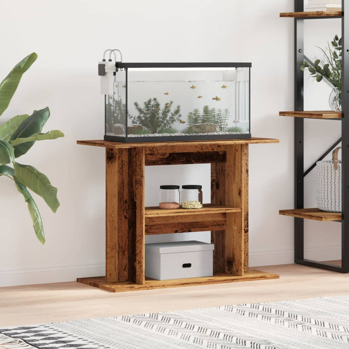 Support Pour Aquarium Bois D'ingénierie
