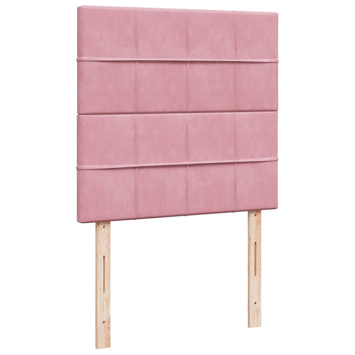 Cadre De Lit Ottoman Avec Matelas Velours Rose