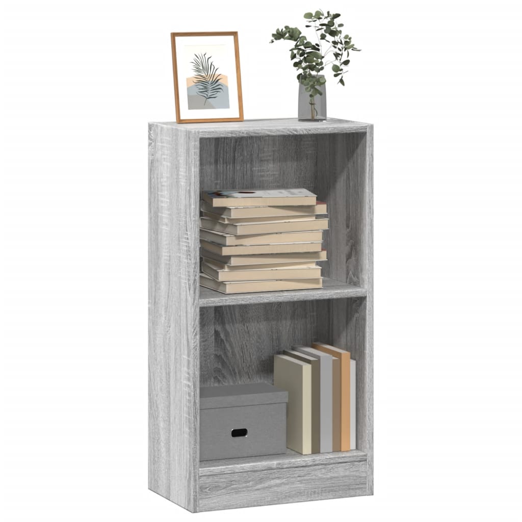 Bibliothèque 80X24X Bois D'ingénierie Sonoma Gris