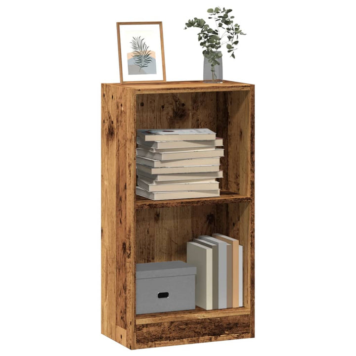 Bibliothèque 60X24X Bois D'ingénierie Vieux Bois