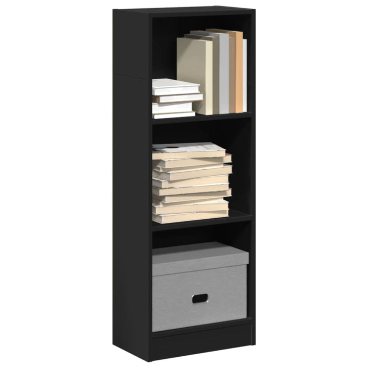 Bibliothèque 80X24X Bois D'ingénierie Noir