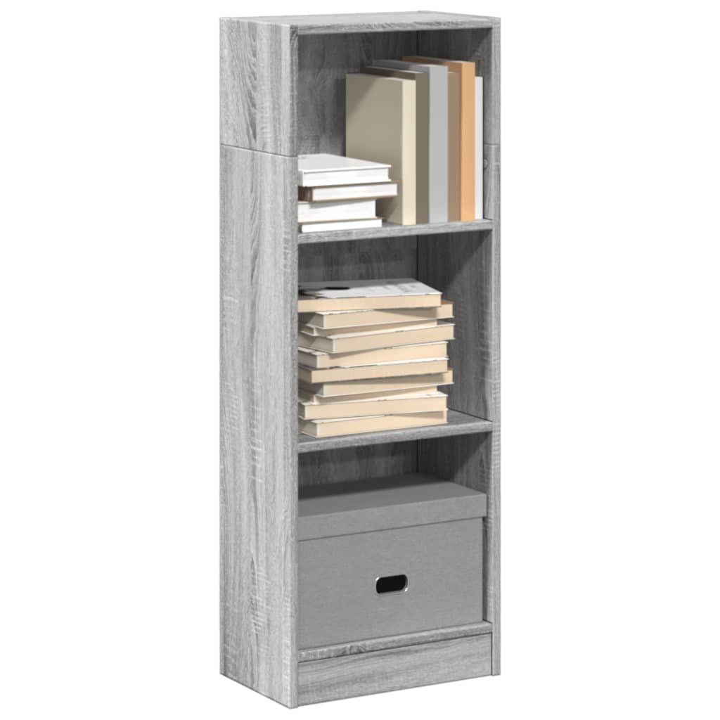 Bibliothèque 80X24X Bois D'ingénierie Sonoma Gris