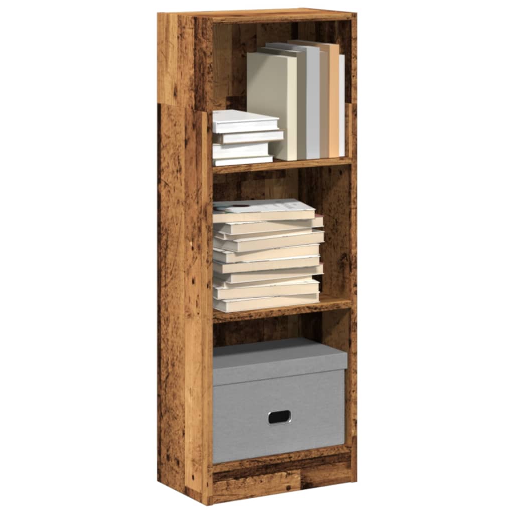 Bibliothèque 60X24X Bois D'ingénierie Vieux Bois