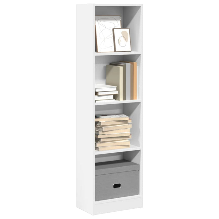 Bibliothèque 40X24X Bois D'ingénierie Blanc