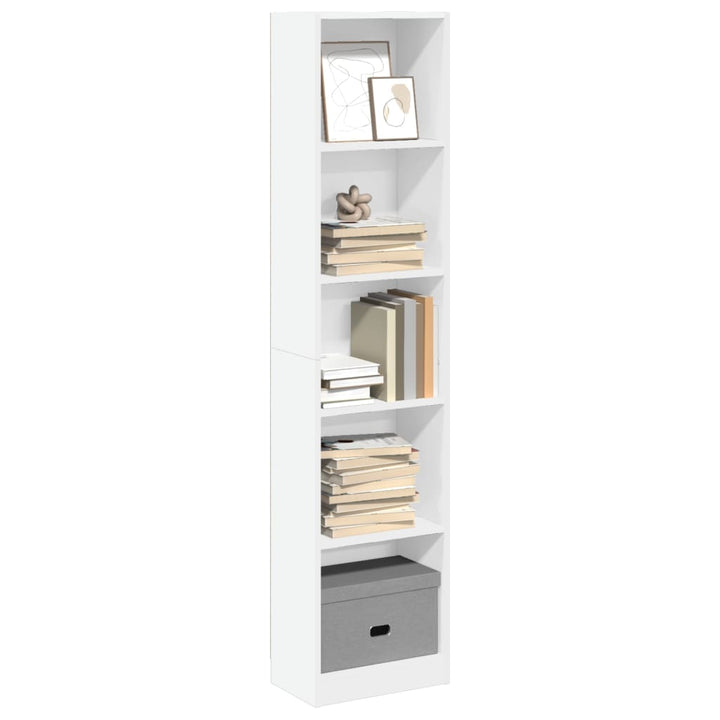 Bibliothèque 40X24X Bois D'ingénierie Blanc