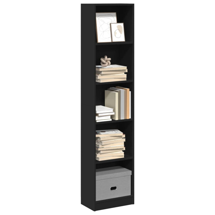 Bibliothèque 80X24X Bois D'ingénierie Noir