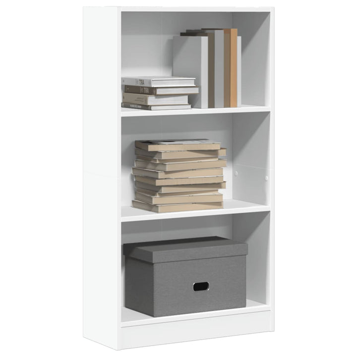 Bibliothèque 40X24X Bois D'ingénierie Blanc