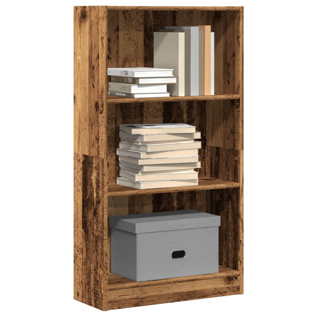 Bibliothèque 60X24X Bois D'ingénierie Vieux Bois