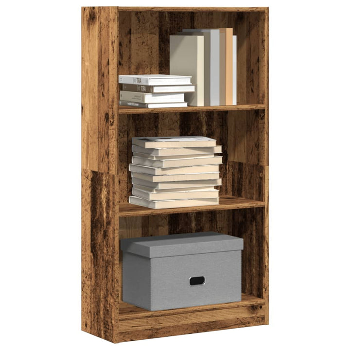 Bibliothèque 60X24X Bois D'ingénierie Vieux Bois