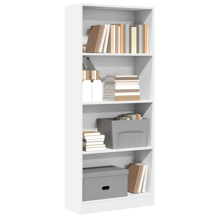 Bibliothèque 40X24X Bois D'ingénierie Blanc