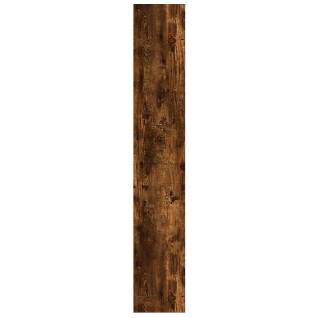 Bibliothèque 60X24X Bois D'ingénierie Chêne Fumé