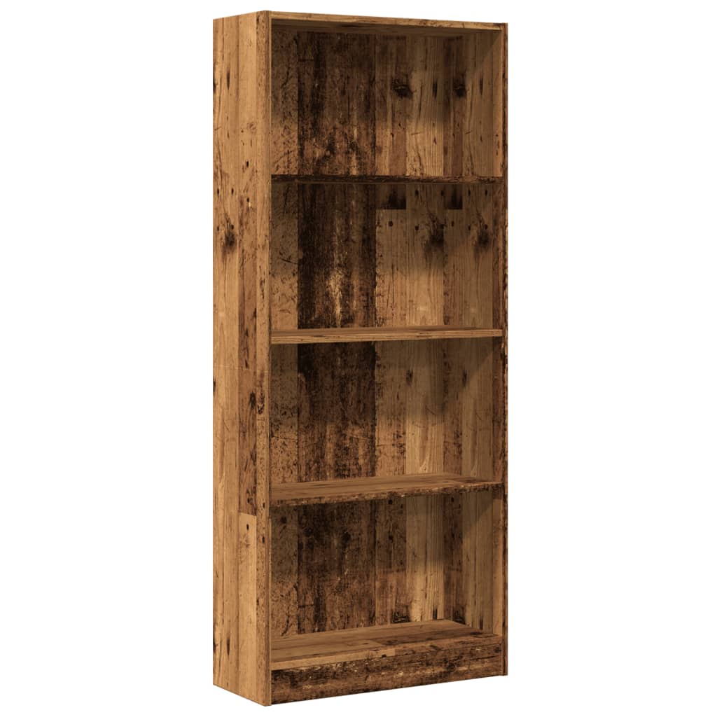 Bibliothèque 60X24X Bois D'ingénierie Vieux Bois