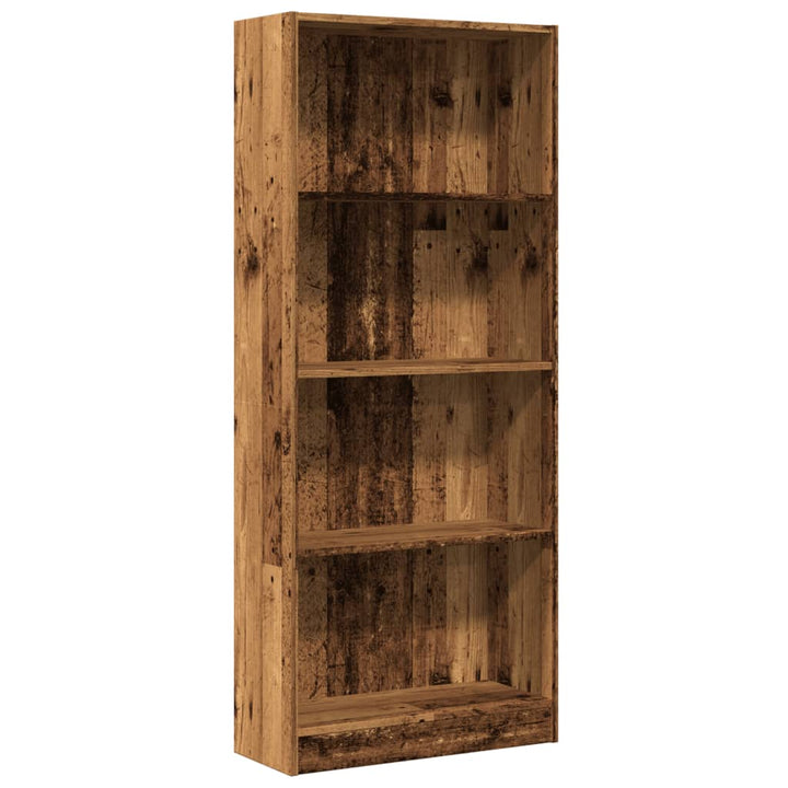 Bibliothèque 60X24X Bois D'ingénierie Vieux Bois