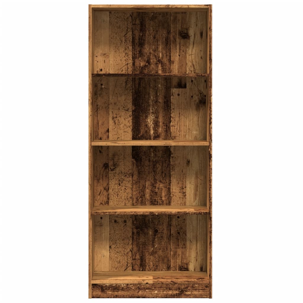 Bibliothèque 60X24X Bois D'ingénierie Vieux Bois