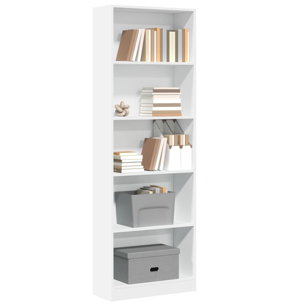 Bibliothèque 40X24X Bois D'ingénierie Blanc