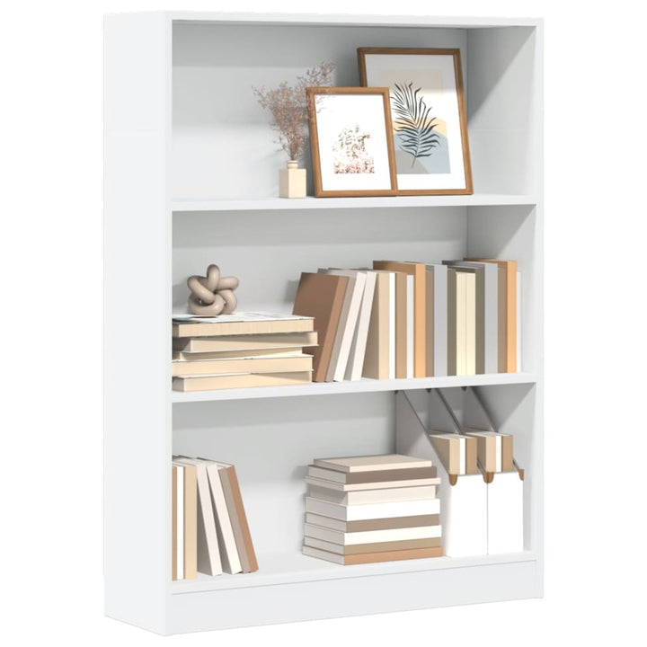 Bibliothèque 40X24X Bois D'ingénierie Blanc