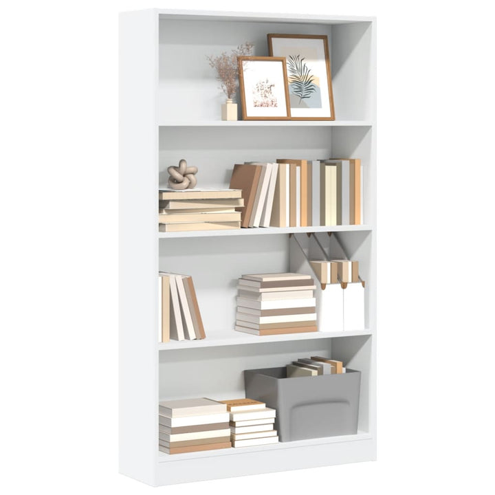 Bibliothèque 40X24X Bois D'ingénierie Blanc