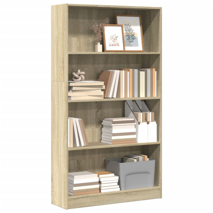 Bibliothèque 80X24X Bois D'ingénierie Chêne Sonoma