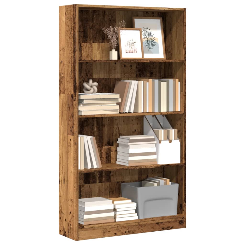 Bibliothèque 60X24X Bois D'ingénierie Vieux Bois
