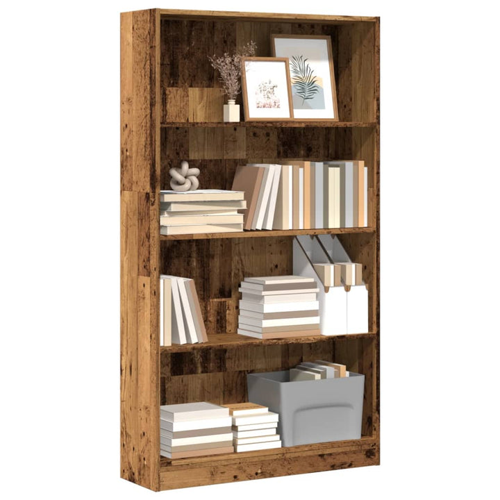 Bibliothèque 60X24X Bois D'ingénierie Vieux Bois