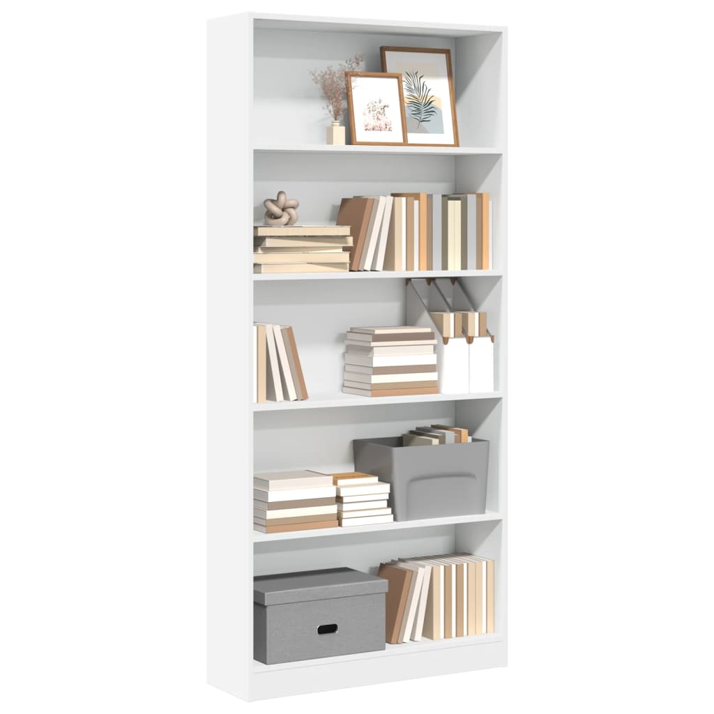 Bibliothèque 40X24X Bois D'ingénierie Blanc