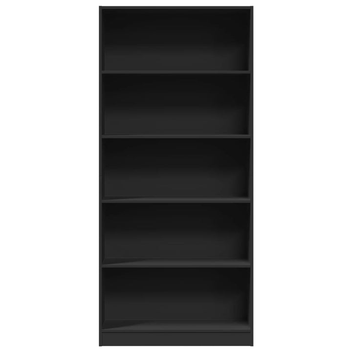 Bibliothèque 80X24X Bois D'ingénierie Noir