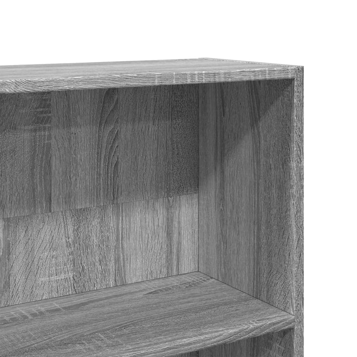 Bibliothèque 80X24X Bois D'ingénierie Sonoma Gris