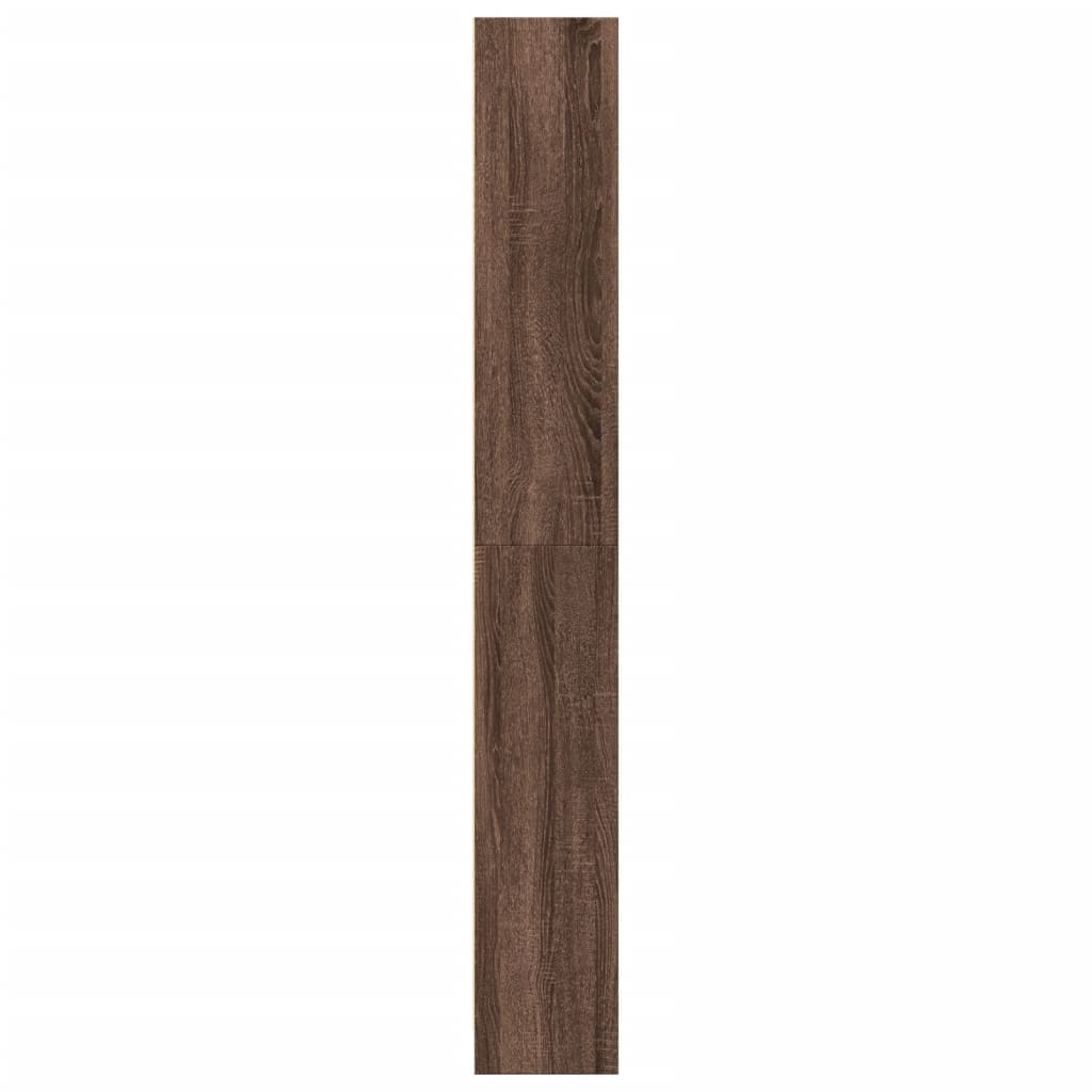 Bibliothèque 80X24X Bois D'ingénierie Chêne Marron
