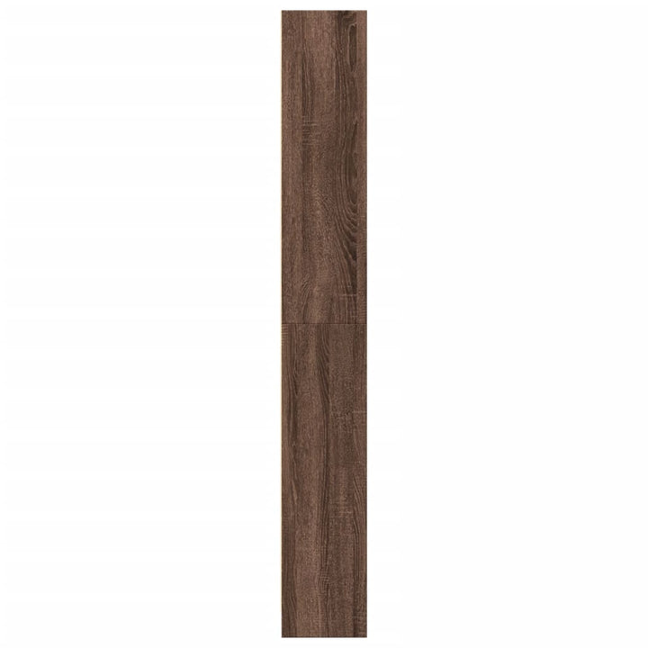 Bibliothèque 80X24X Bois D'ingénierie Chêne Marron