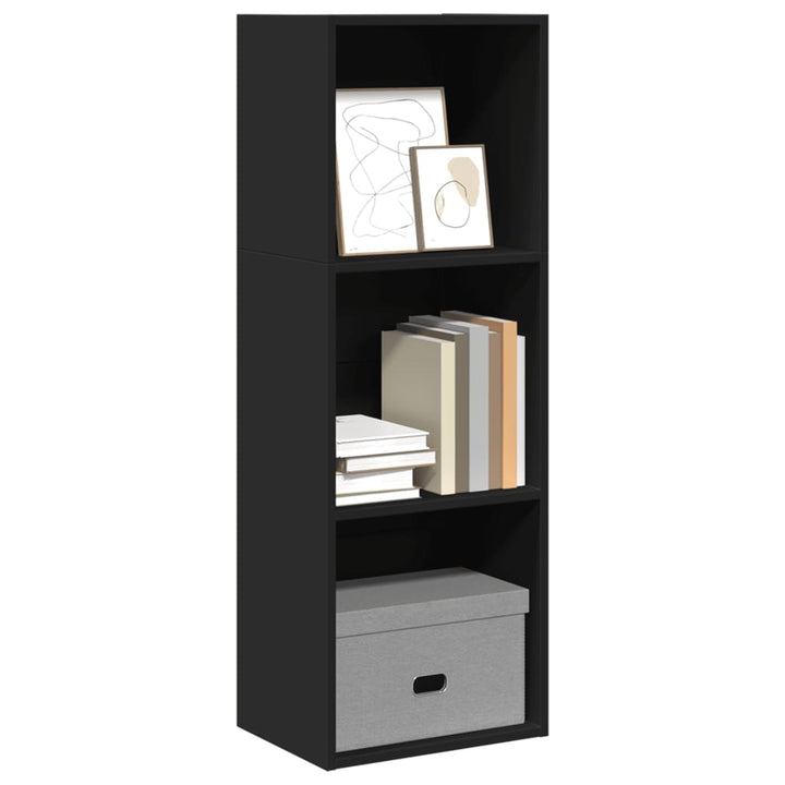 Bibliothèque 80X30X76,5 Cm Bois D'ingénierie Noir