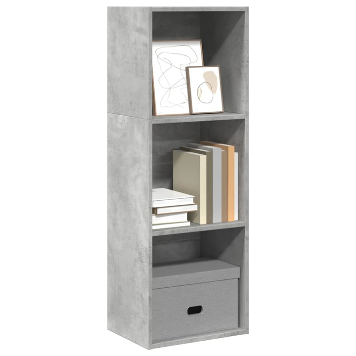 Bibliothèque 60X30X Bois D'ingénierie Gris Béton